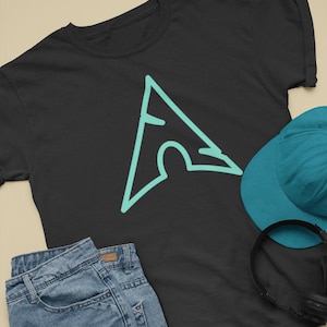 T-shirt avec logo Arch Linux : T-shirt Open Source Penguin Tux