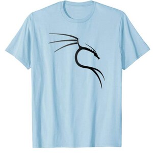 Kali Linux Dragon Logo T-Shirt - Hacker, Programmer, Geek Gift