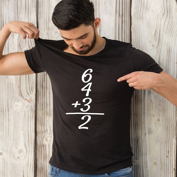 Double Play Baseball Math 6 4 3 2 tee Coach Softball Game T-Shirt. Unisex Shirt Youth Men Girls Women More Colors and Sizes