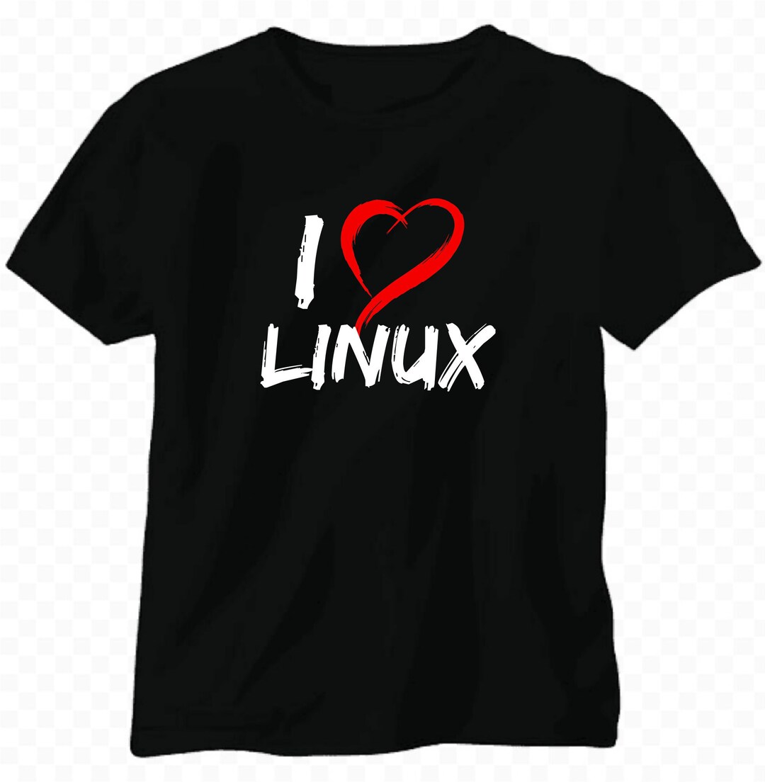 I Love Linux Tee, Open Source OS Shirt - Etsy
