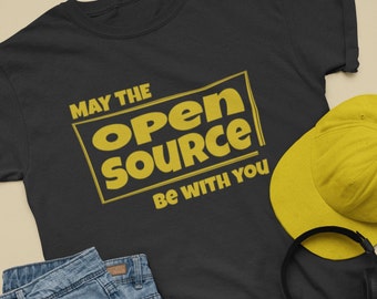 May The Source Be With You - Linux - T-Shirt