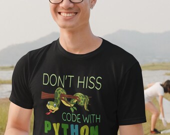 Don't Hiss Code with Python Programmer T-Shirt