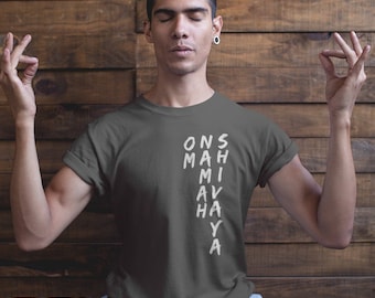 Om Namah Shivaya T-Shirt, Spiritual Yoga Meditation Tee