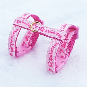 Ferret Harness Adjustable Princess Pink