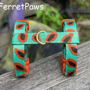 Ferret Harness Papaya Adjustable Green Fruit