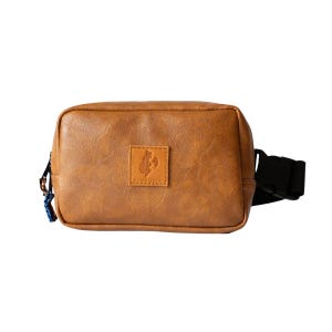 Vegan Leather Belt Bag for Men & Women, Crossbody Fanny Pack