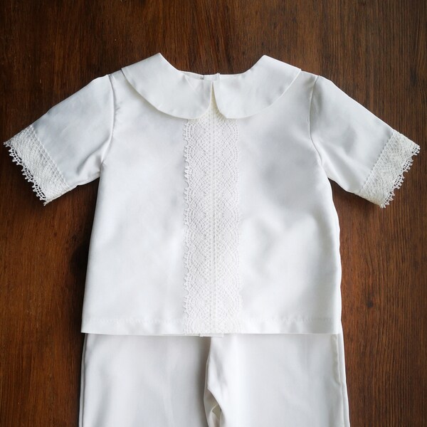 Baptism Boy Suit Etsy