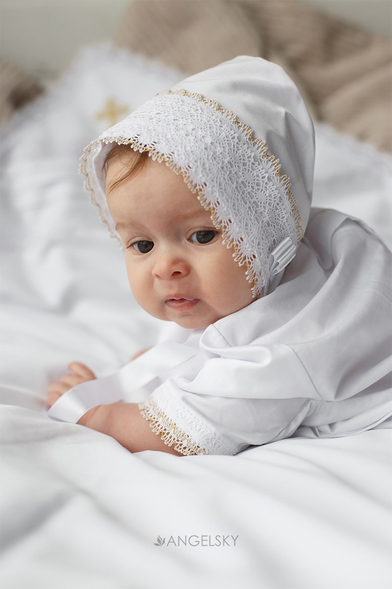 Christening Baby Gown Baptism Gown Baptism Boy Gown Baptism Etsy