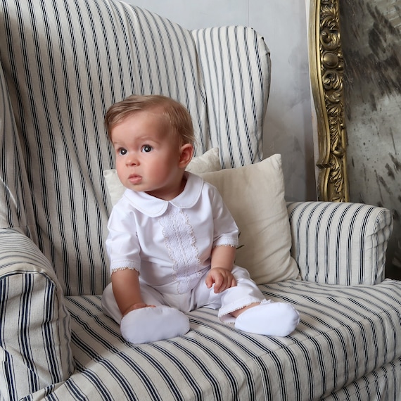 Baptism Boy Outfit Christening Boy Outfit White Personalized Blessing Boy Set Newborn Boy Outfit Gold Thread Baby Boy Suit Gift 2211 Etsy Canada