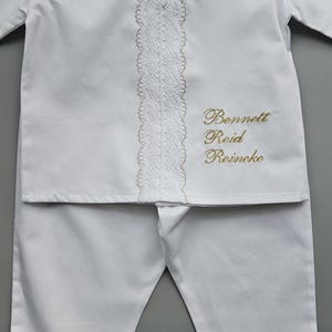 Baptism Boy Outfit – Christening Boy Suit | Personalized Baby Set ...