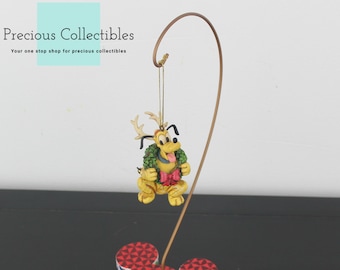 Rare! Pluto christmas ornament with stand by Jim Shore for the Walt Disney Traditions line. Christmas collectible object