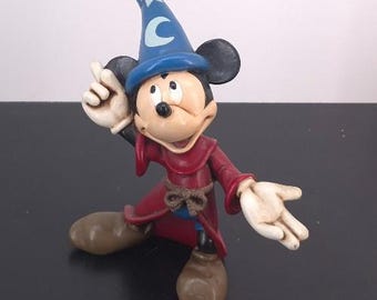 Extremely rare! Vintage Mickey Mouse statue. Dates back to the 1980s. Buy now. Free global shipping. The Sorcerer’s Apprentice