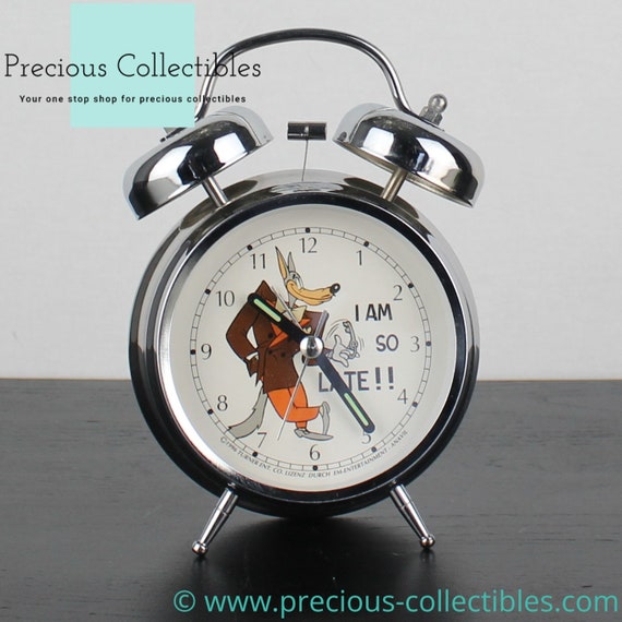 Extremely Rare! Vintage Wolf Alarm Clock. Collectible. Turner