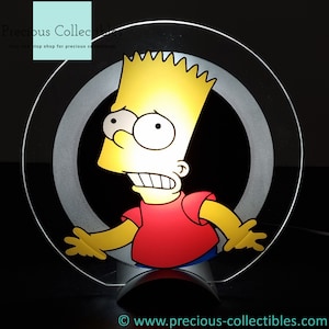 Extremely rare! Vintage Bart Simpson lamp. Produced by Demons and Merveilles in the 1990&#39;s. Fox collectible.
