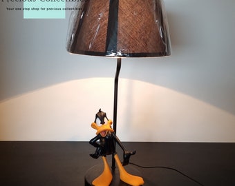 Extremely rare! Vintage Daffy Duck lamp. Magnificent collectible for your interior design. A unique gift.