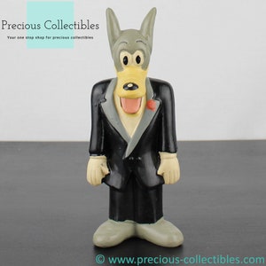 Niezwykle rzadkie! Figurka Vintage Wolf. Przedmiot kolekcjonerski. Turner Entertainment. Warner Bros. Tex Avery. Czerwony Kapturek.