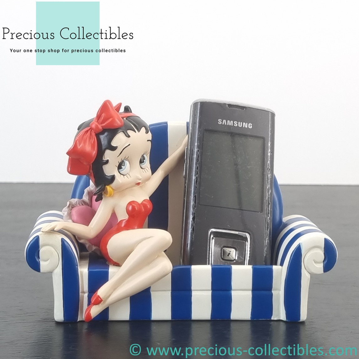 Extremely rare! Vintage Betty Boop phone holder. A magnificent collectible.