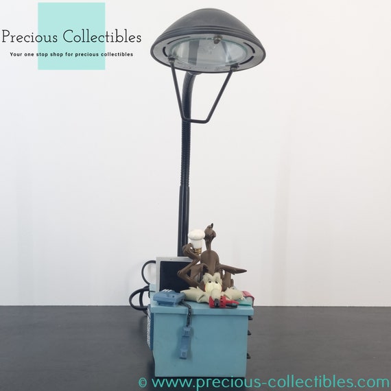 Lampe/Figurine Coyote Roadrunner - Warner Bros - Looney Tunes - Résine