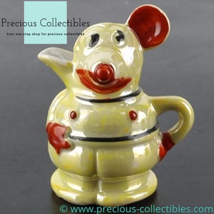 Extremely rare! Antique Mickey Mouse milk mug. Made by Walt Disney, Estimated 1930's