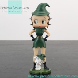 Extremely rare! Vintage Betty Boop &#39;&#39;For Luck&#39;&#39; collectible statue. &#39;