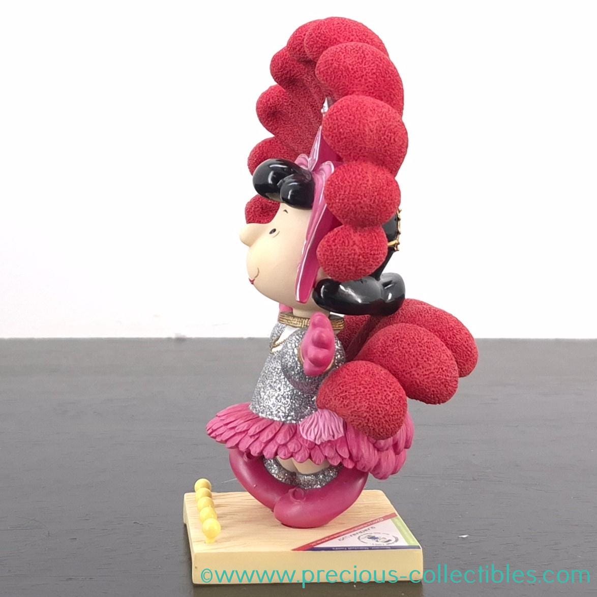 スヌーピーとルーシーのアンティークオルゴール 陶器製 PEANUTS SNOOPY
