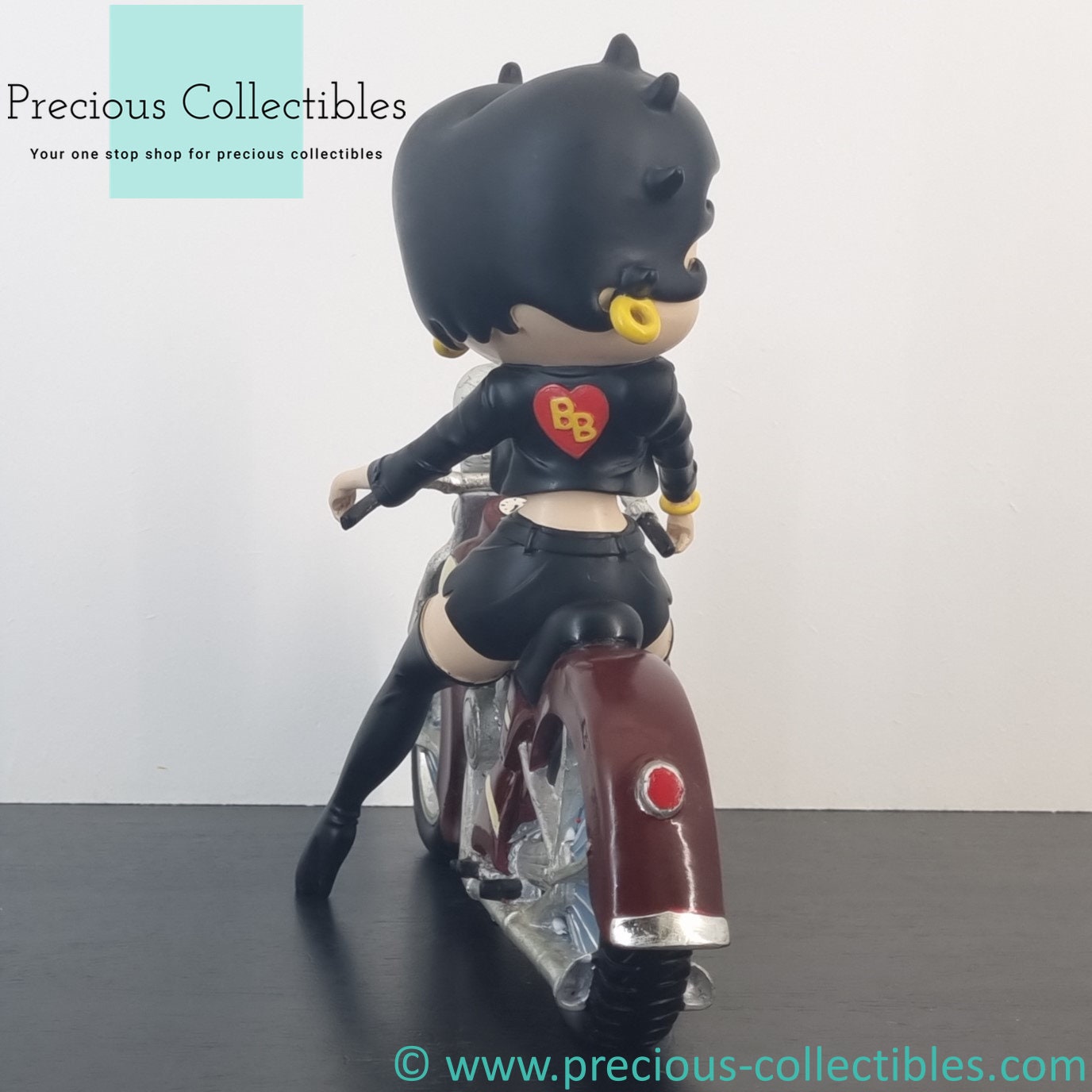 Extremely Rare! Vintage Betty Boop on a Motorbike Statue. Produced