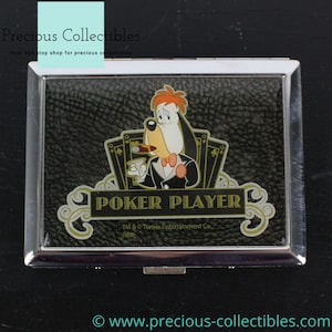 Extremely rare! Vintage Droopy business card holder. Collectible. Turner Entertainment. Warner Bros. Tex Avery.