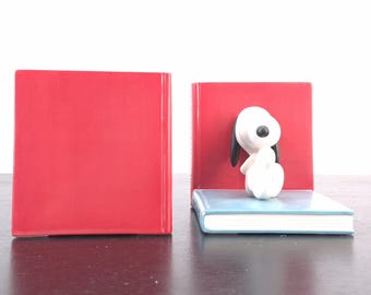 レア　ビンテージ　スヌーピー　ブックエンド Extremely Rare! Vintage Snoopy Bookends. Buy Now. Buy Here