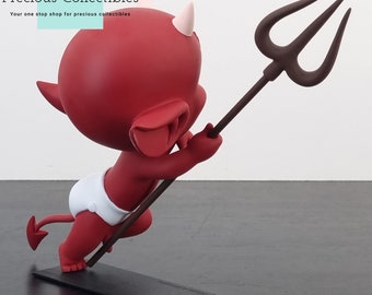 Statuette résine Hot Stuff serre livres Sorcière Démons et Merveilles