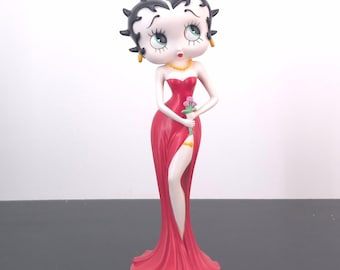 Extremely rare! Vintage Betty Boop statue. A Special Edition statue of Betty Boop holding flowers. Buy now. Free global shipping.