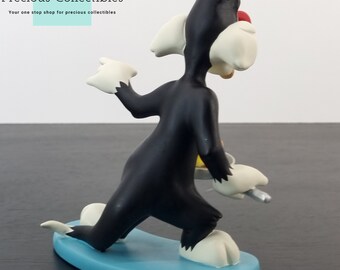 非常に珍しい! ビンテージのシルベスターとトゥイーティー バードの像