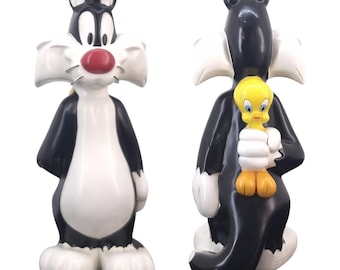 シルベスター、おもちゃ、像、置物、可動式、ヴィンテージ60年代