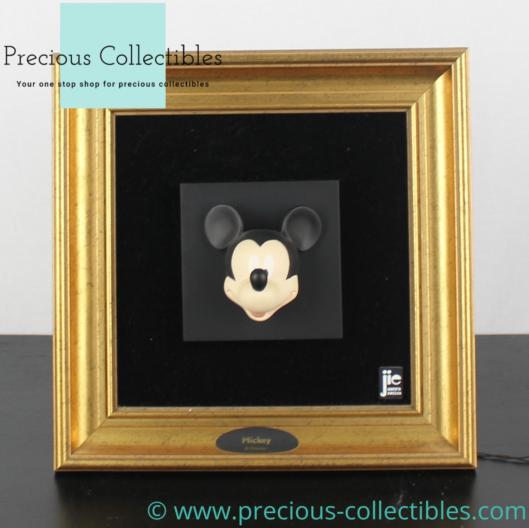 Extremely Rare! Vintage 3D Painting of Mickey Mouse by Jie Art. A