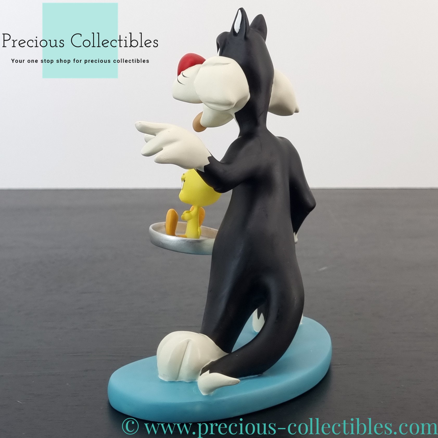 非常に珍しい! ビンテージのシルベスターとトゥイーティー バードの像