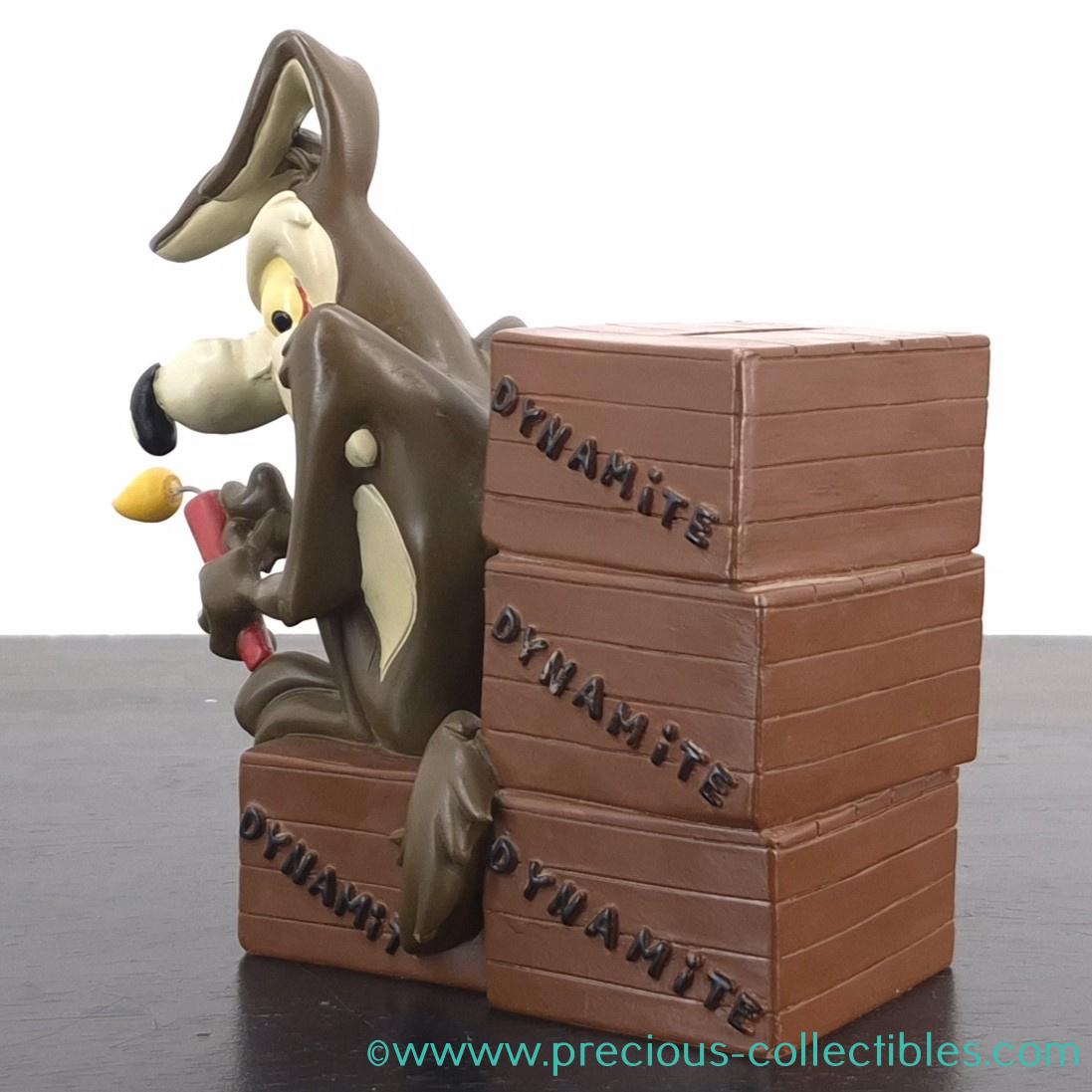 Figurine Tirelire Coyote avec dynamite Looney Tunes Piggy Bank Warner