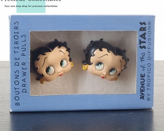 Extremely rare! Vintage Betty Boop drawer knobs. Decorate your home in style.