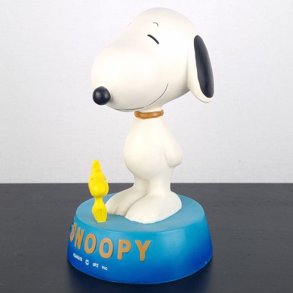 Extrêmement rare! Snoopy avec la grande statue de Woodstock.