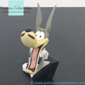 Niezwykle rzadkie! Statua Vintage Wolf (Joe McSlick). Przedmiot kolekcjonerski. Turner Entertainment. Warner Bros. Demons Merveilles. Tex Avery.