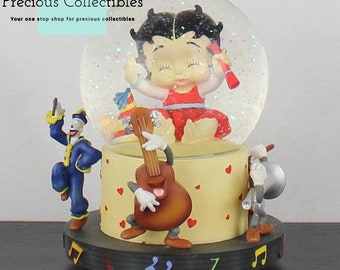 Genuine Betty Boop Porcelain Doll Shopping Spree, Betty Boop
