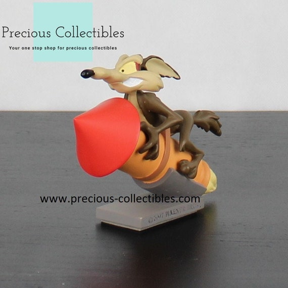 Wile E Coyote On His Rocket Demons And Merveilles Warner Etsy