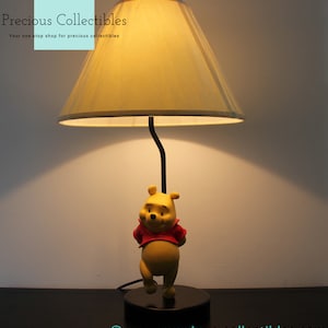 Extremely Rare! Vintage Winnie the Pooh lamp. This Walt Disney collectible is made from high quality Polyresin. Produced in 1990&#39;s