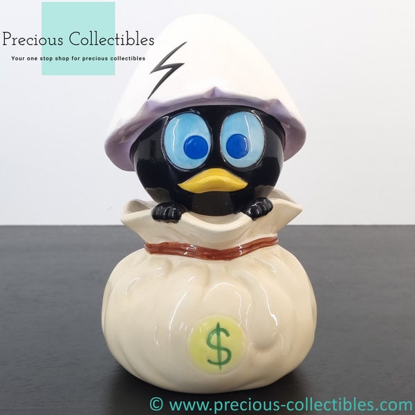 Extremely rare! Vintage Calimero money box. By Tropico Diffusion, avenue of the stars. In license of Pagot.