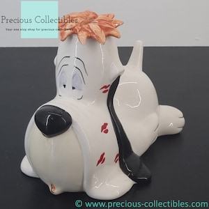 Niezwykle rzadkie! Zabytkowa skarbonka Droopy. Przedmiot kolekcjonerski. Turner Entertainment. Warner Bros. Tex Avery.