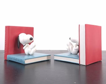 Extremely Rare! Vintage Snoopy Bookends. Buy Now. Buy Here
