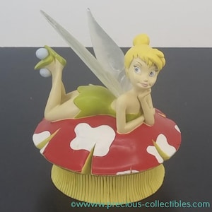 Extremely rare! Vintage Tinker Bell jewelry box. Tinker Bell from Peter Pan. Buy now. Tinker Bell statue.