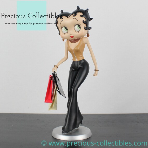 betty boop shopping figurine