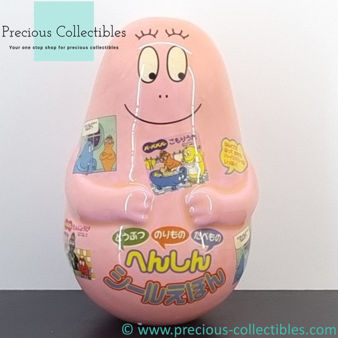 9 Figurines Vintage Barbapapa – PVC – Années 70 – Collection Rare