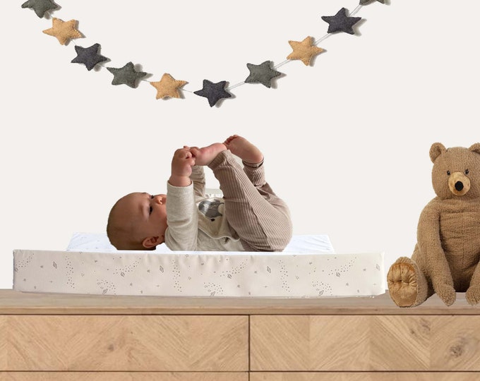 Antiroll Wedge Changing Mat // Baby Boy Changing Mat // Blue Etsy UK