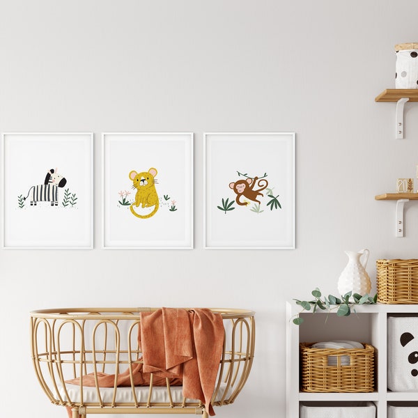 Jungle Theme Nursery Etsy UK