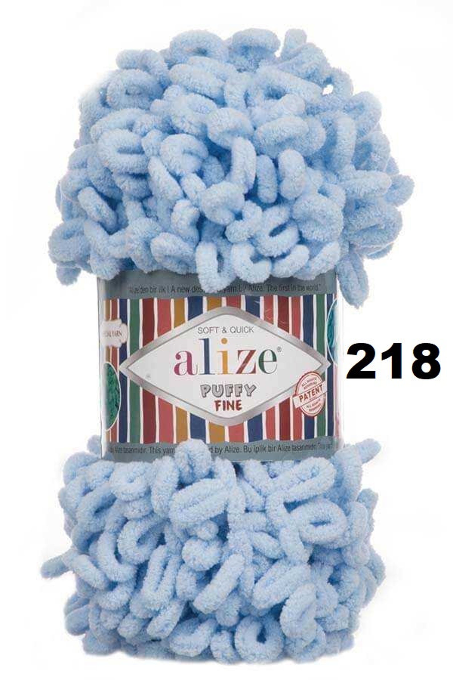 Alize Puffy Fine Bernat Alize BlanketEZ Loop Yarn Blanket Etsy